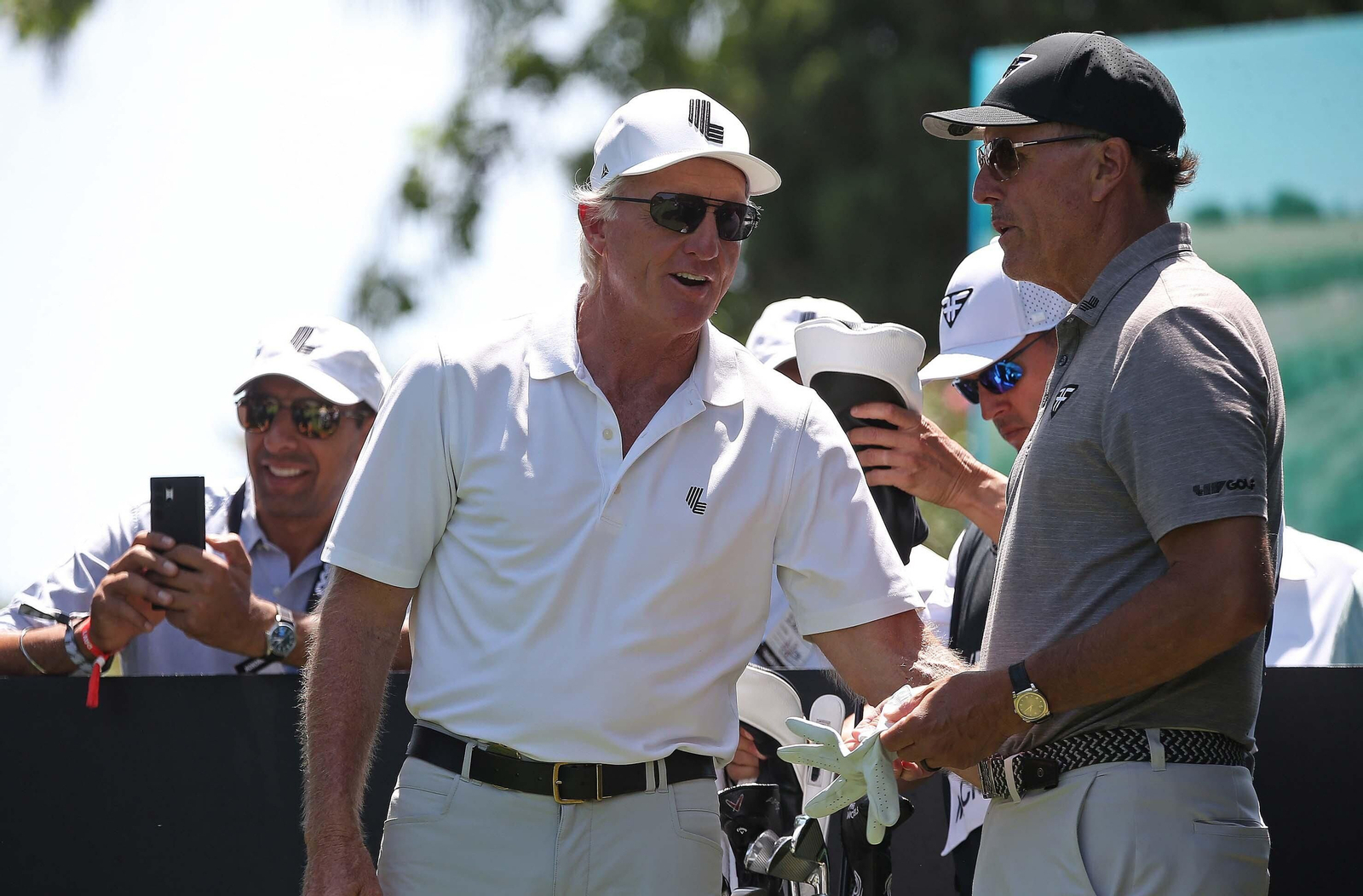 Ambiente durante la primera jornada del LIV Golf Andalucía 2023 en Valderrama