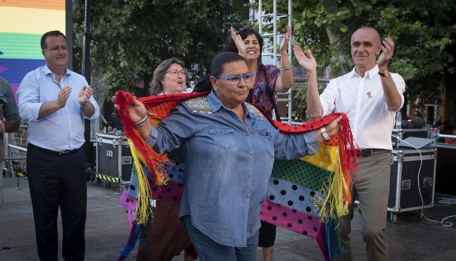 Las imágenes del pregón de María del Monte del Orgullo en Sevilla 2022