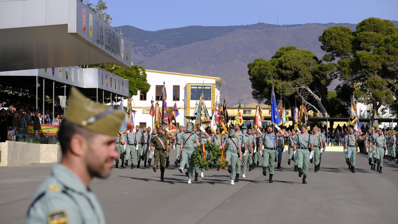 Conmemoración del Combate de Edchera en la Base Álvarez de Sotomayor de La Legión, en imágenes