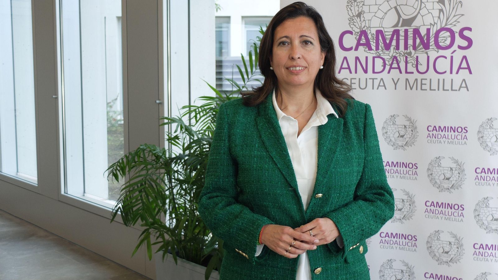 Ana Chocano, vicedecana del Colegio de Ingenieros de Caminos de Andalucía.