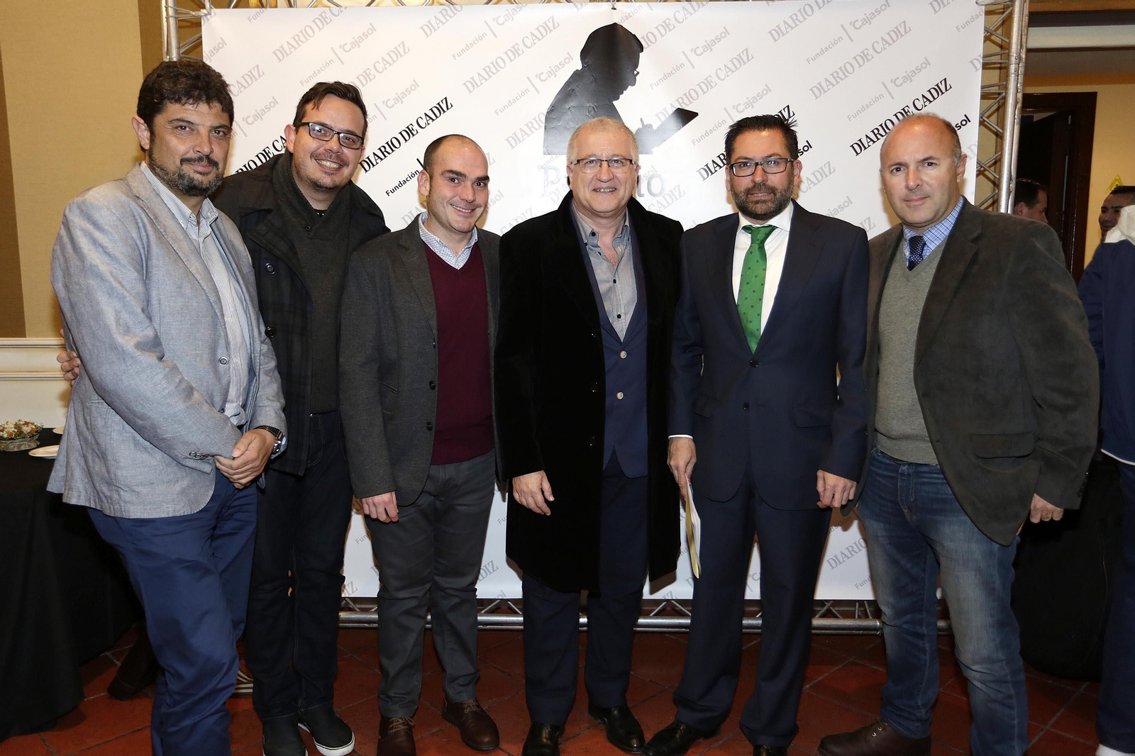 Francis Sevilla Pecci, Moisés Camacho, Germán García, Manolo Casal, José Manuel Sánchez Reyes y Pedro Espinosa.