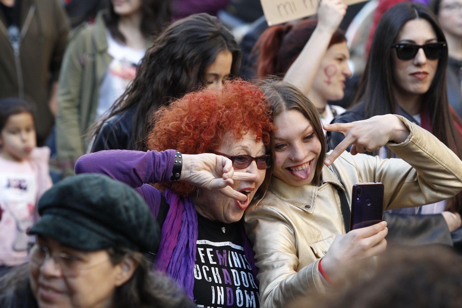 Fotogalería manifestación Día Internacional de la Mujer