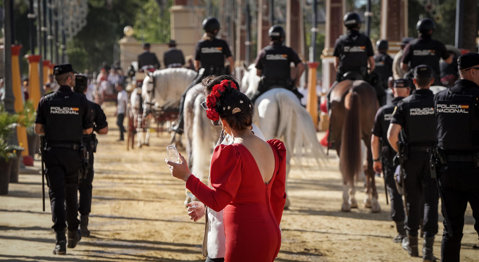 Imágenes del ambiente el lunes en la Feria de Jerez 2024
