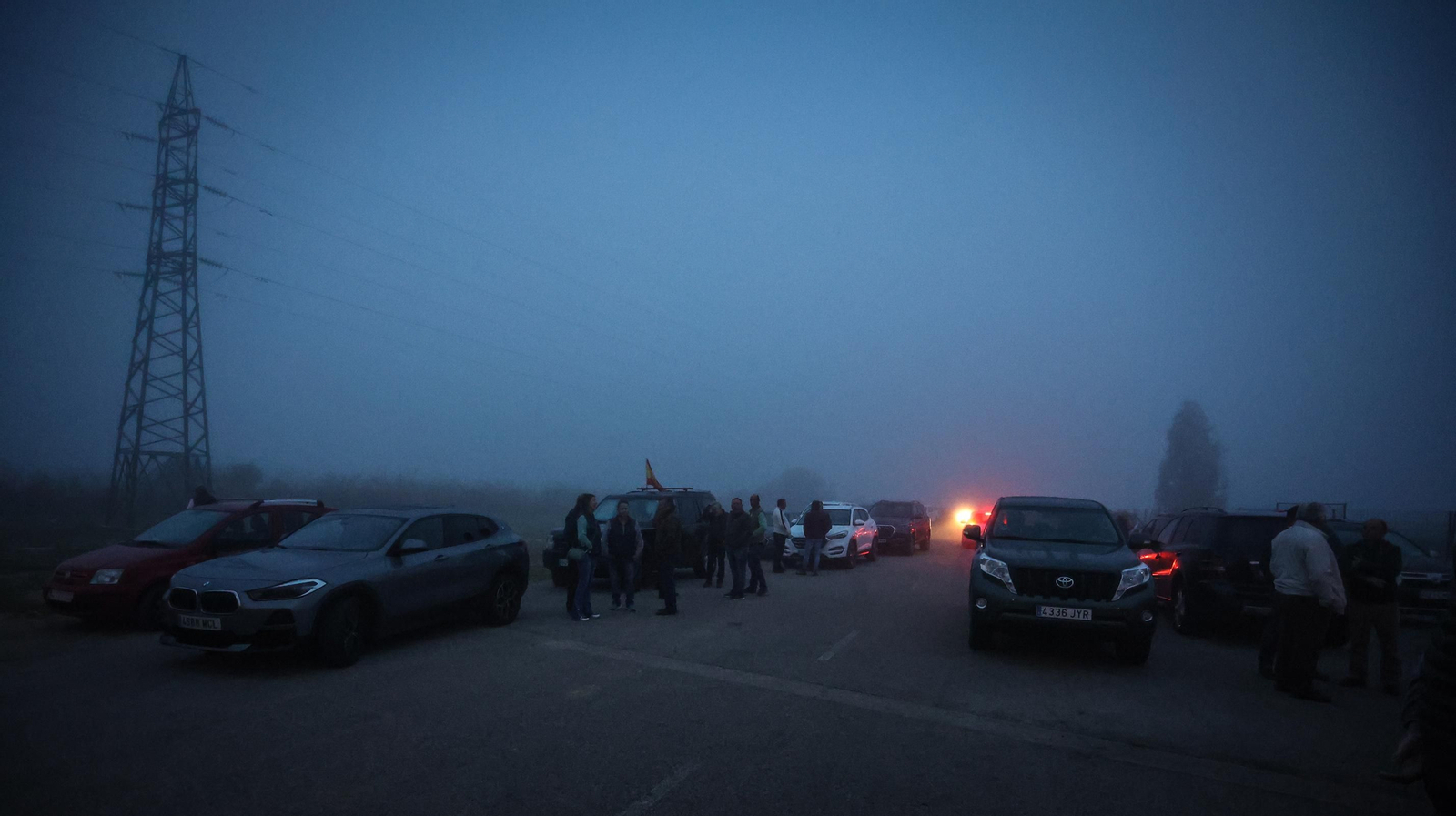 Agricultores de Jerez marchan hacia Algeciras