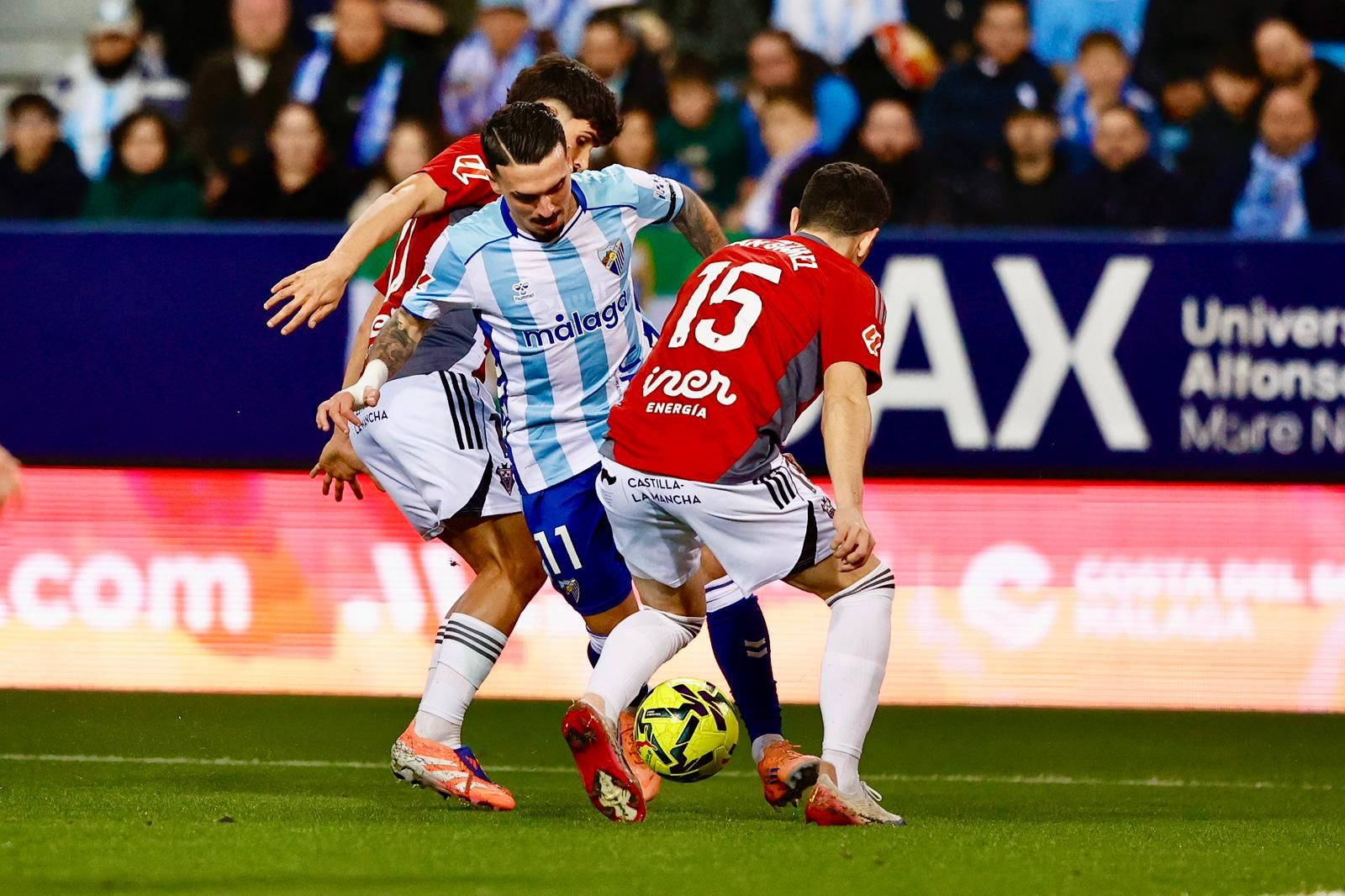 El Málaga CF-Albacete, en fotos