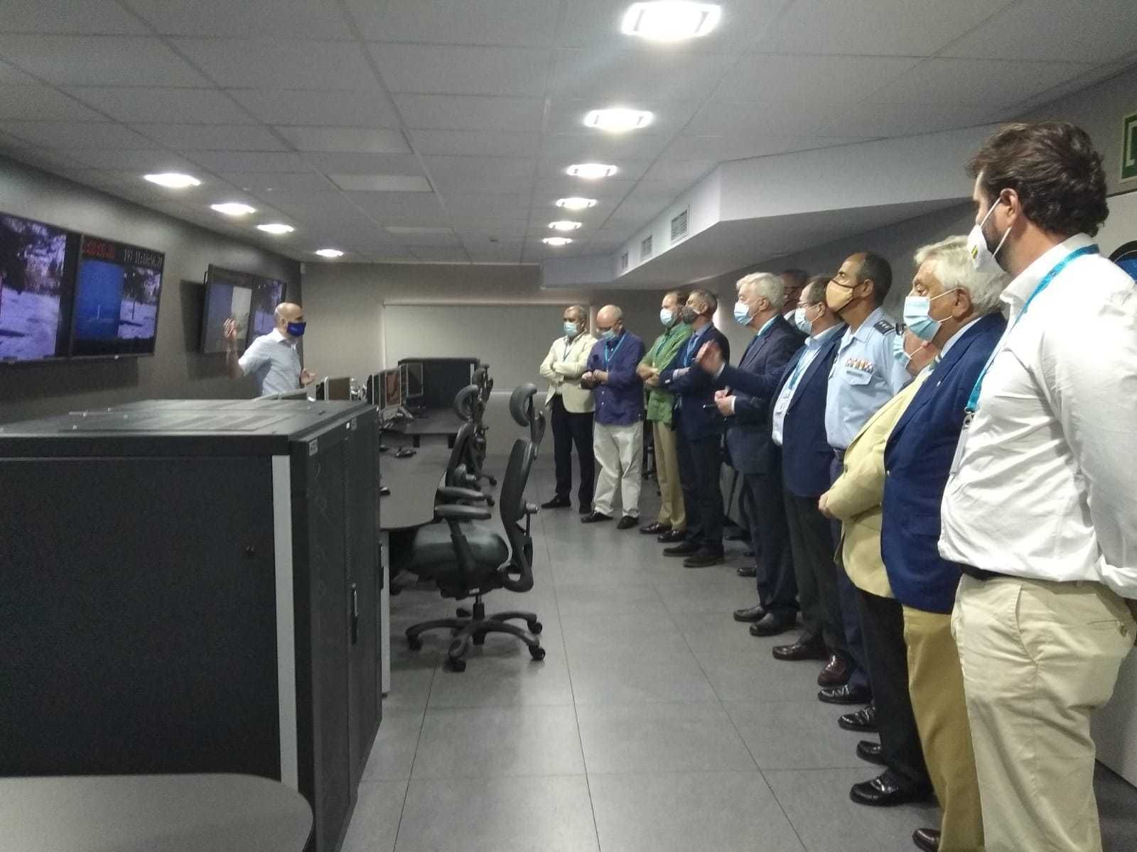 Encuentro de empresarios de Huelva, Sevilla y Cádiz en las instalaciones del INTA el año pasado.