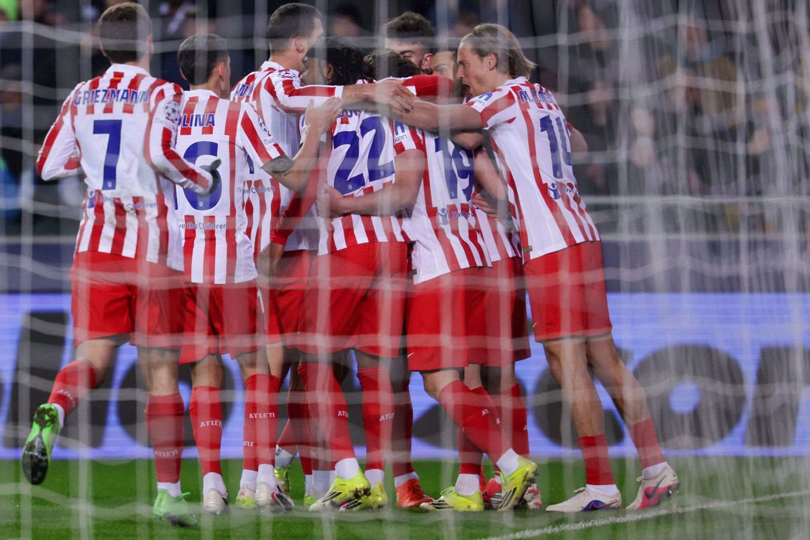 Las fotos del Brujas-Atlético de Madrid