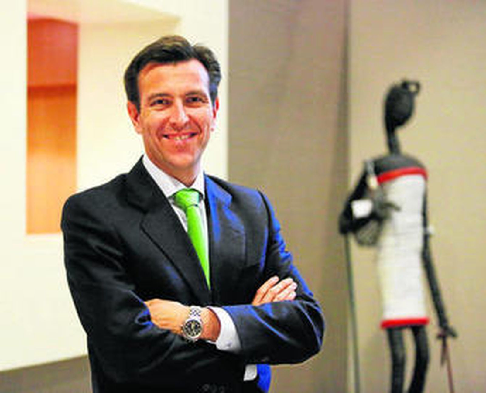 Ricardo Cañete posa momentos antes de la entrevista con este diario.