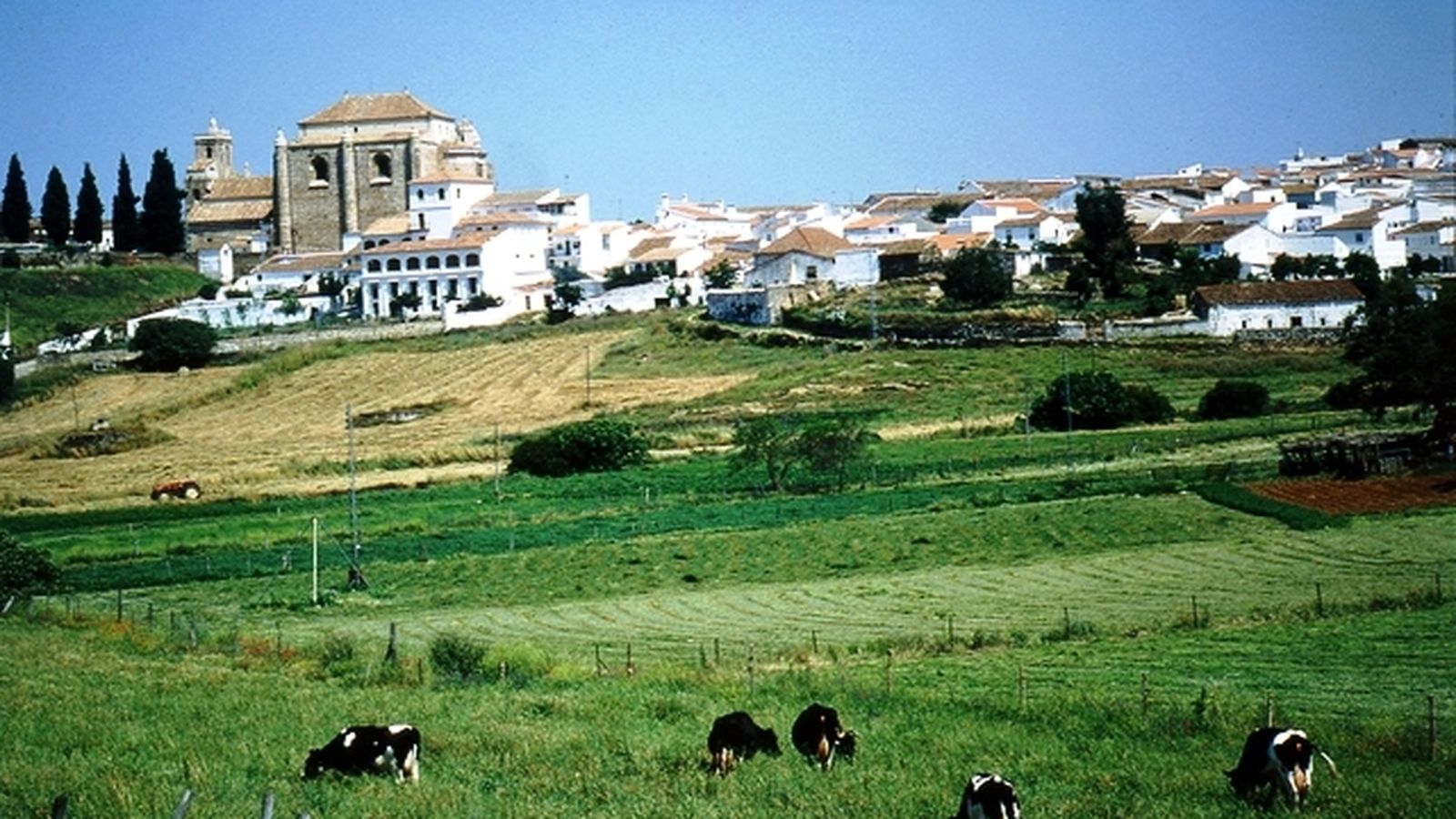 Panorámica de Cazalla de la Sierra.