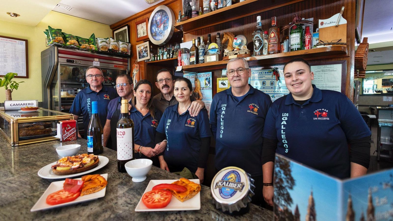 El equipo de trabajo de Los Gallegos.