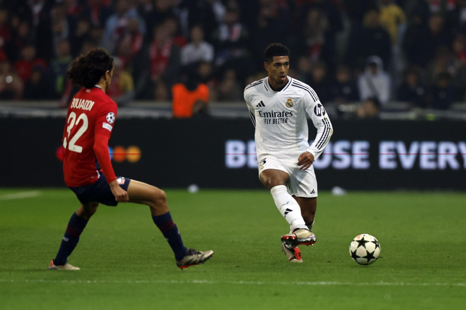 El Lille-Real Madrid, en fotos