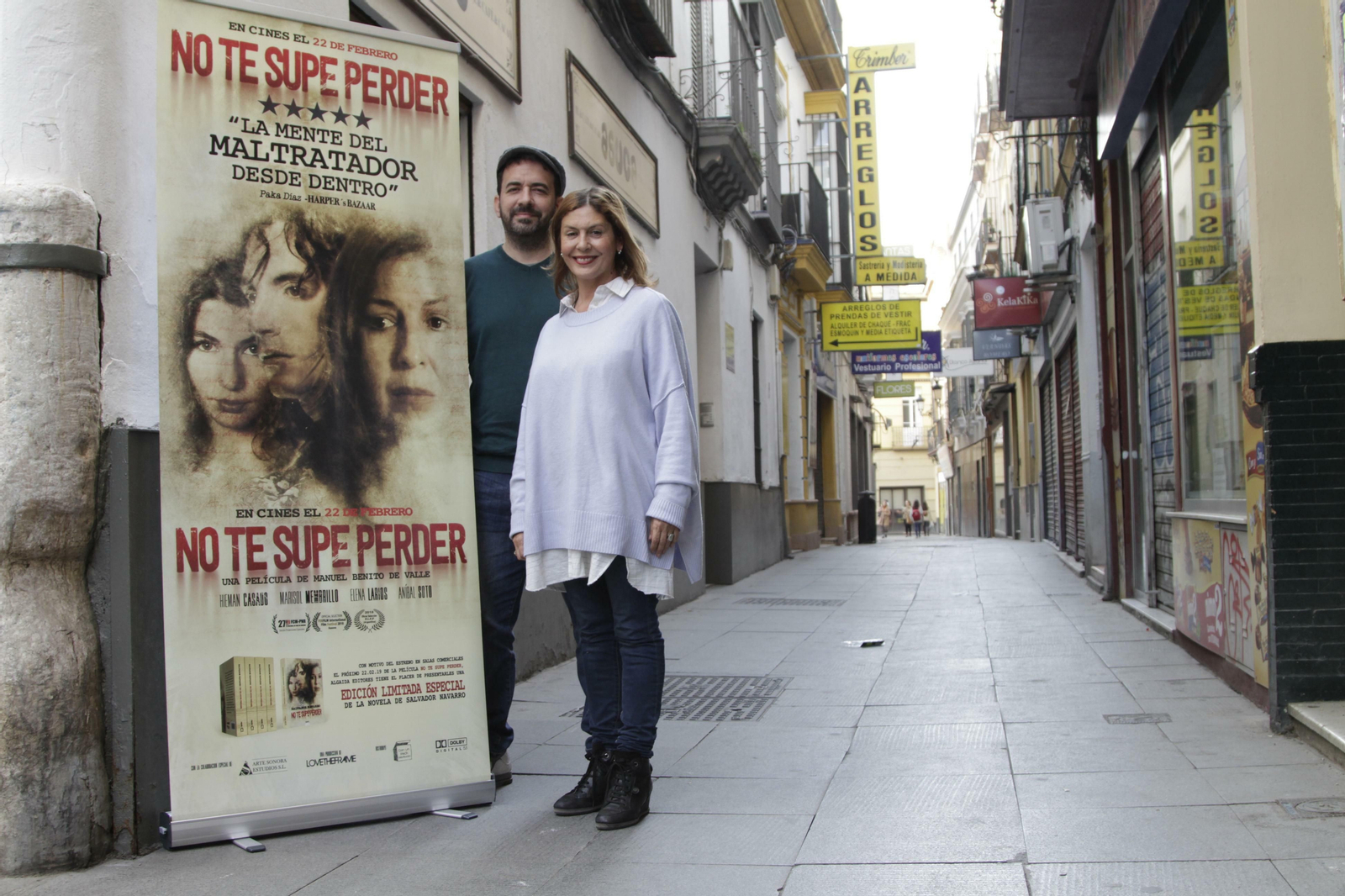 El director Manuel Benito de Valle y la actriz Marisol Membrillo.