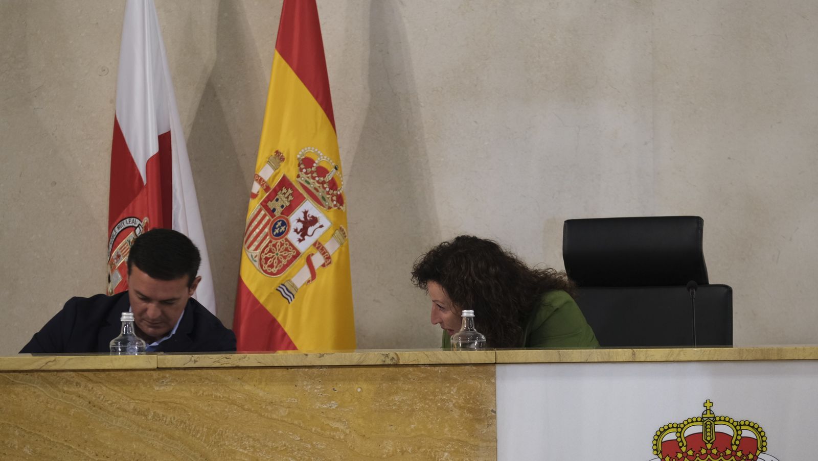 Imágenes del pleno ordinario del Ayuntamiento de Almería
