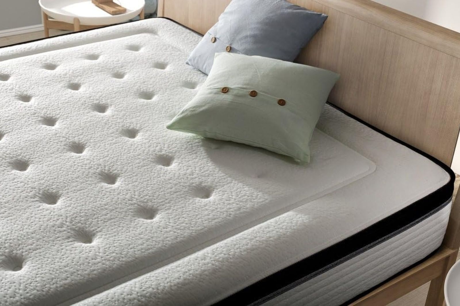 Colchón viscoelástico recién desinfectado