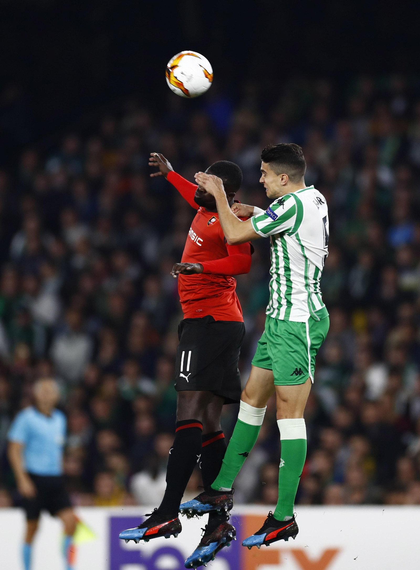 Las imágenes del Betis-Rennes