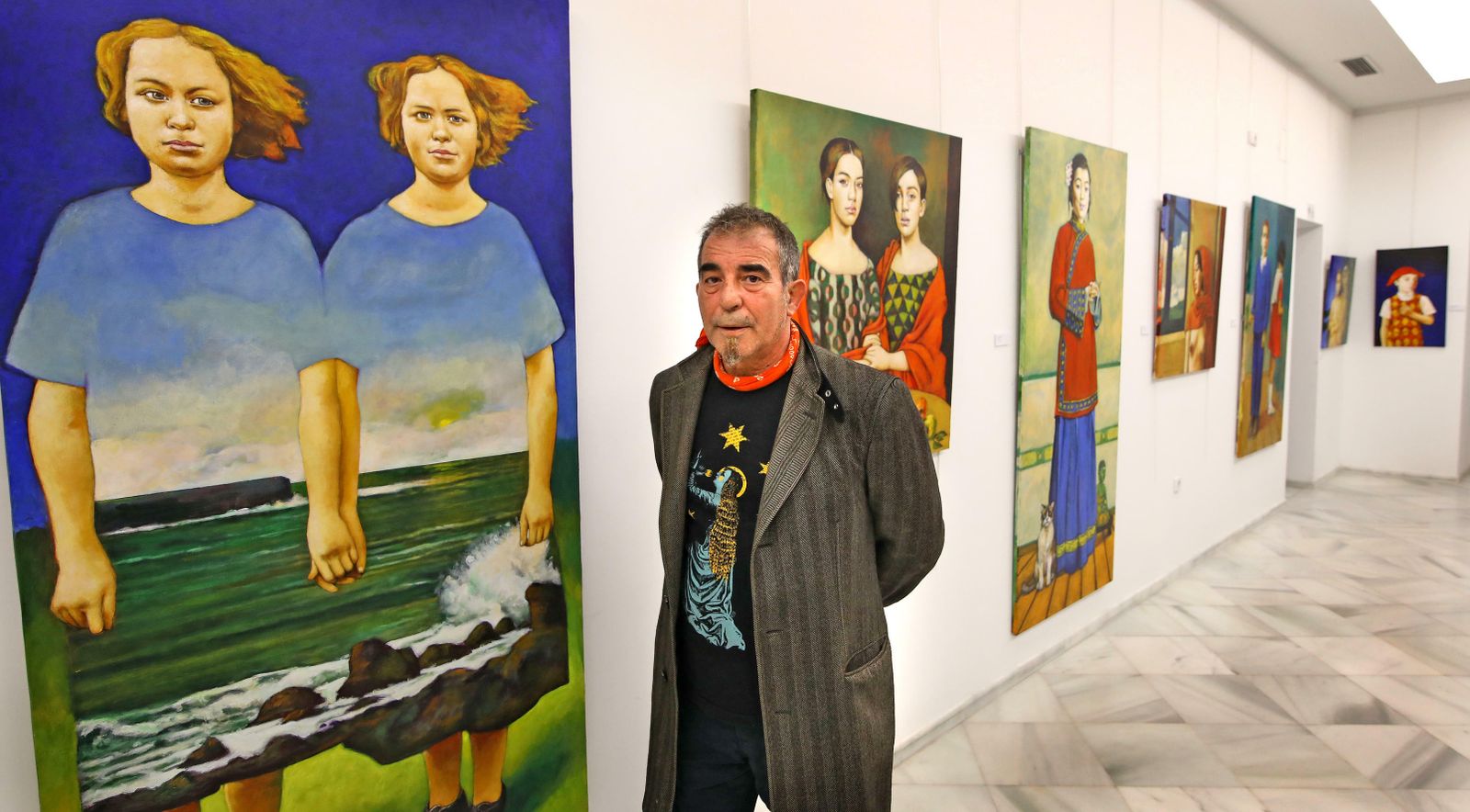Galería del Virrey. Exposición 'Personajes' de Luis Burgos. Se podrá visitar hasta el 21 de diciembre.