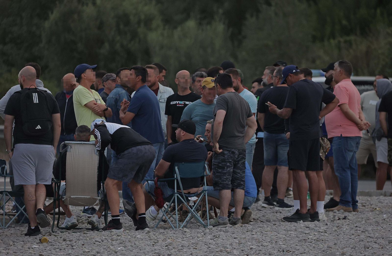 Fotos de la jornada del miércoles de la huelga del metal en el Campo de Gibraltar