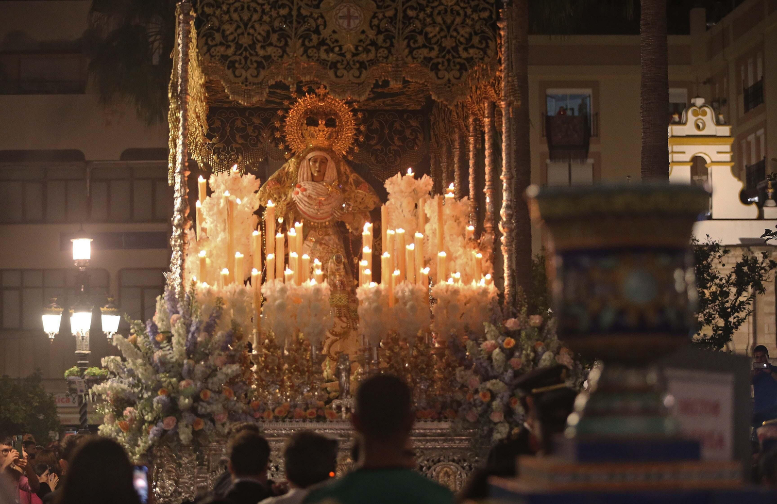 La Magna Mariana de Algeciras por la Plaza Alta, en imágenes