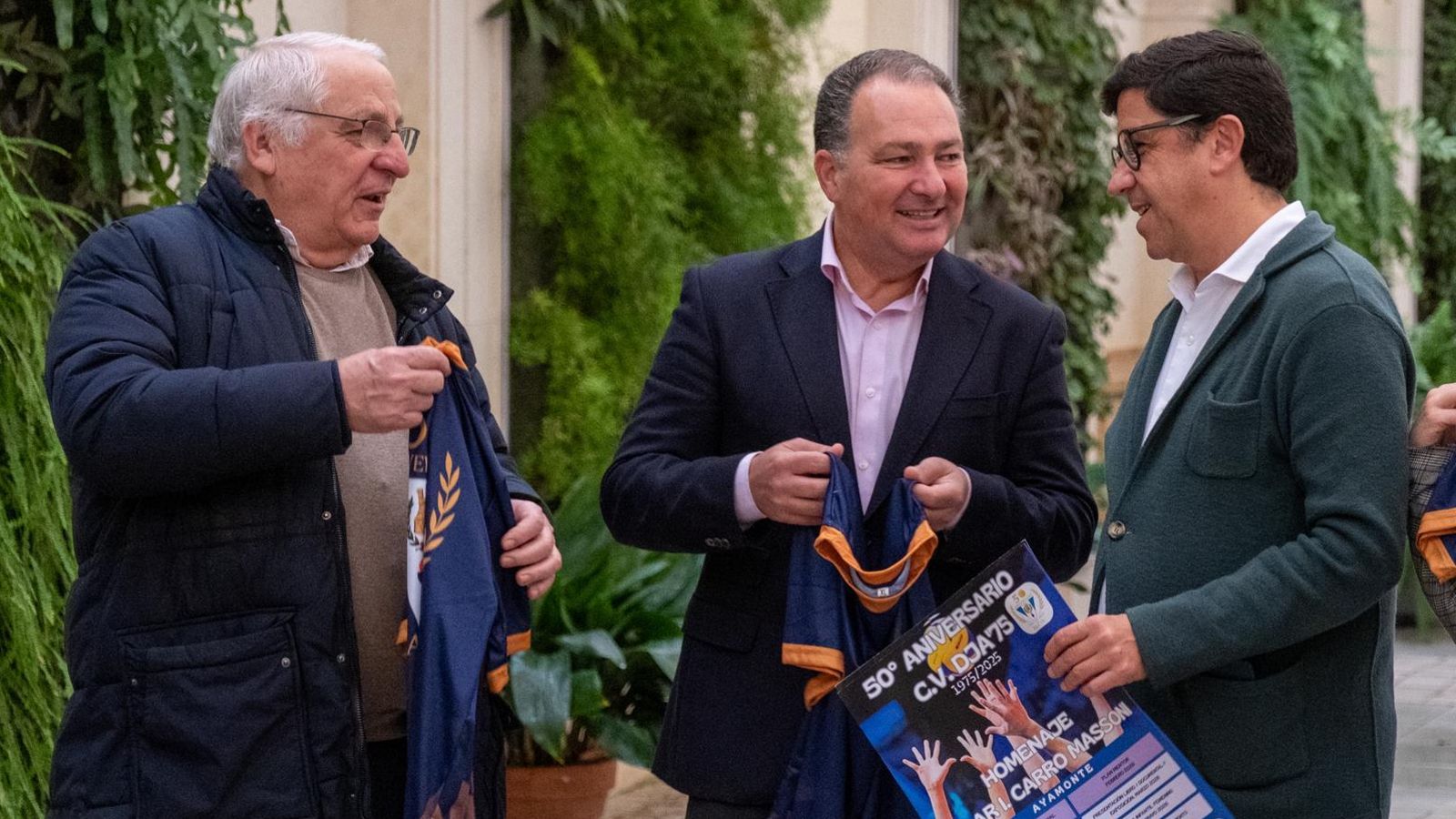 Magín Fernández, David Toscano y Alberto Fernández.