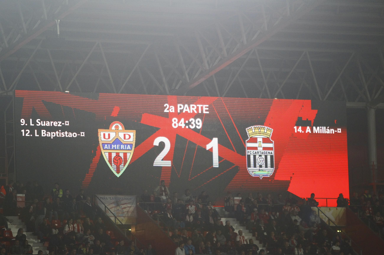 Las mejores imágenes del partido U.D. Almería-F.C. Cartagena