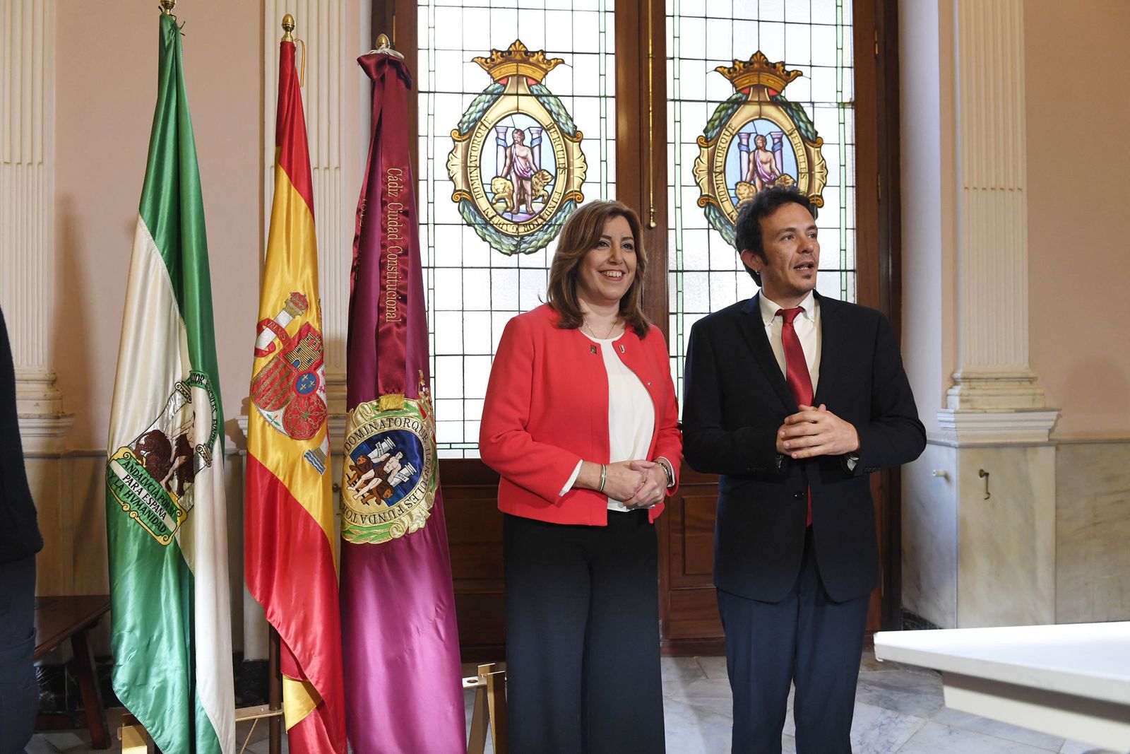 Encuentro de José María González y Susana Díaz