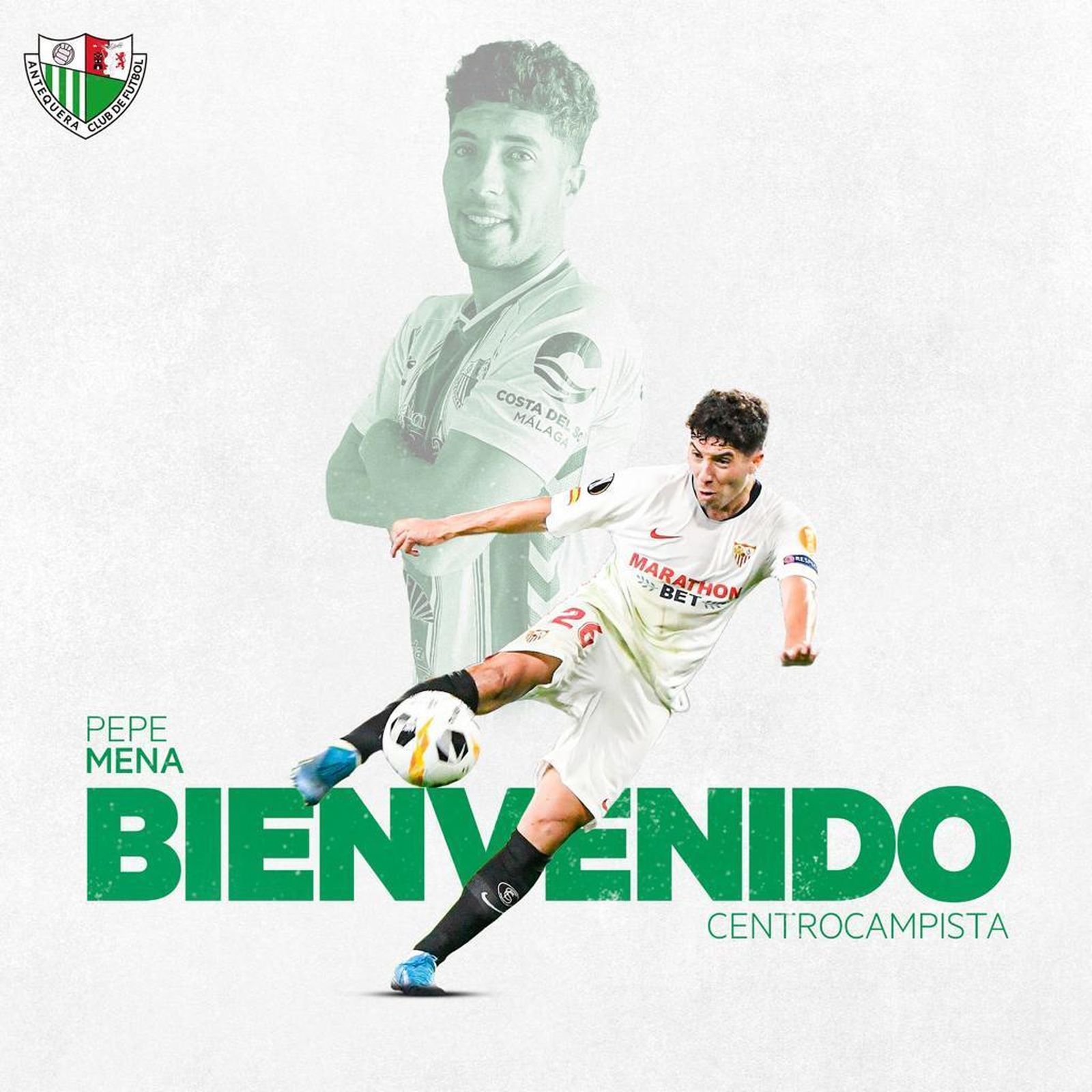 Pepe Mena llega al Antequera