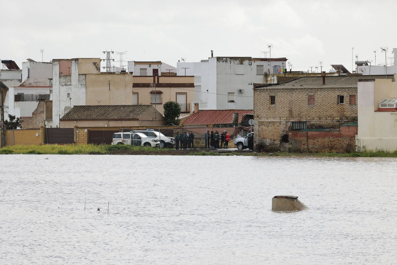 Las fotos de las inundaciones en el Palmar de Troya por la borrasca Leonardo