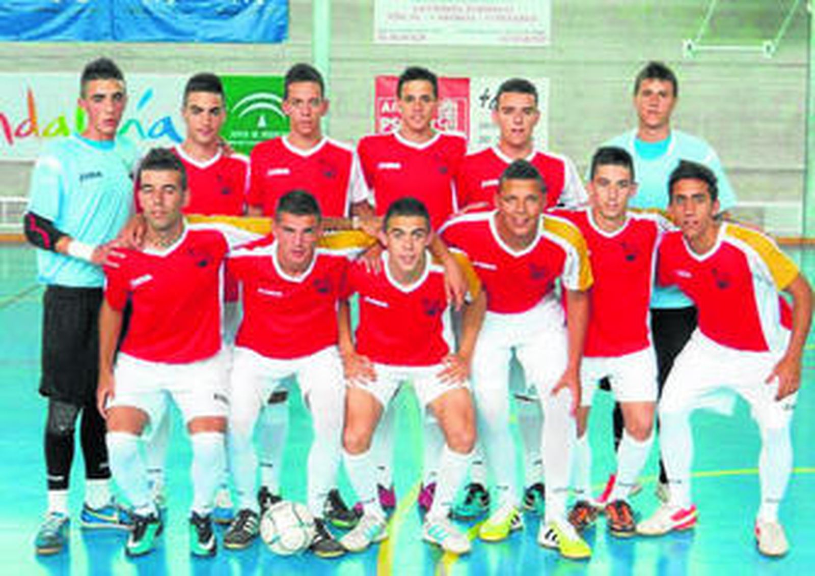 Formación del Bahía Club Vip juvenil de San Fernando.