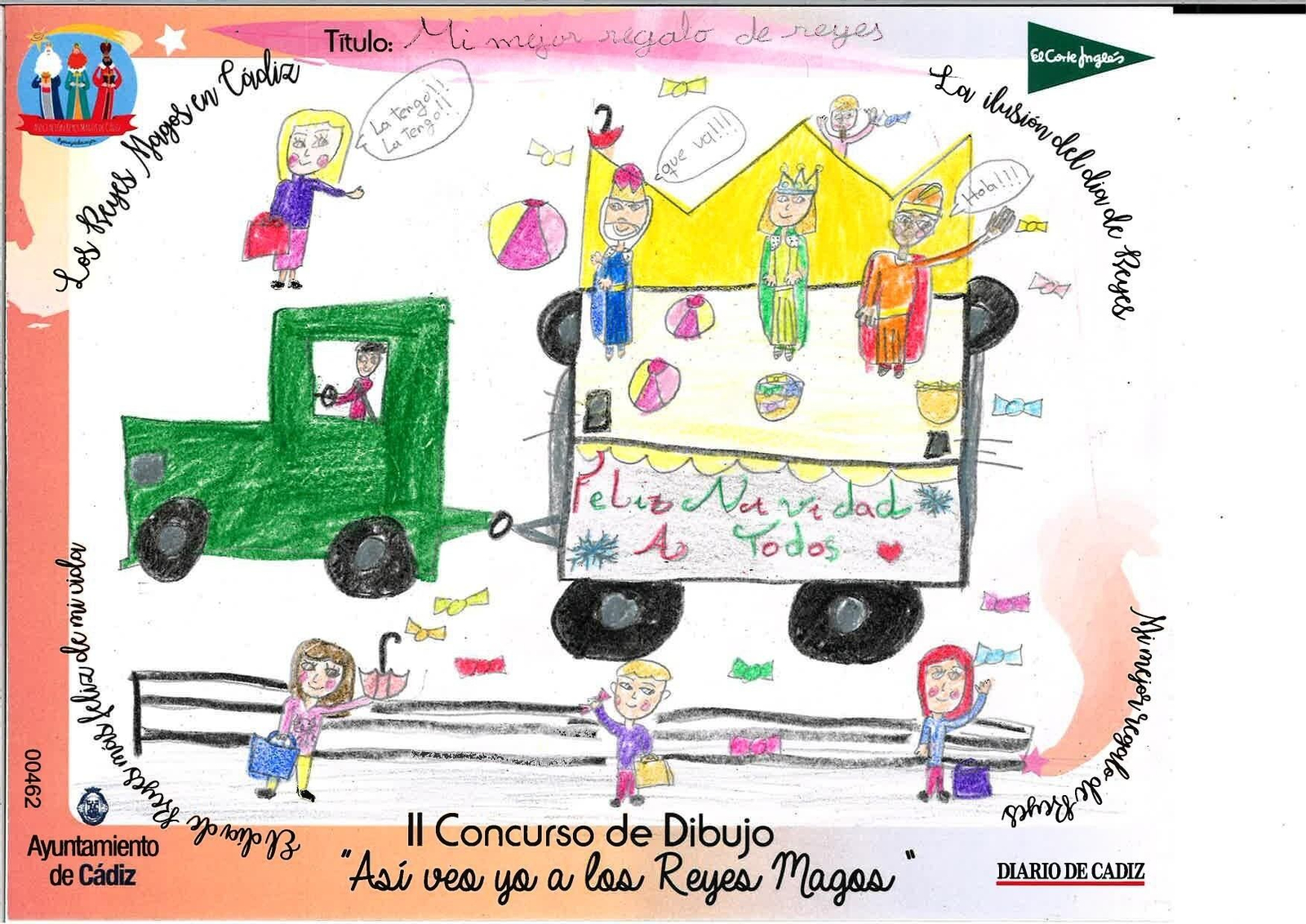 Las felicitaciones finalistas del II Concurso de Dibujo 'Así veo yo a los Reyes Magos'
