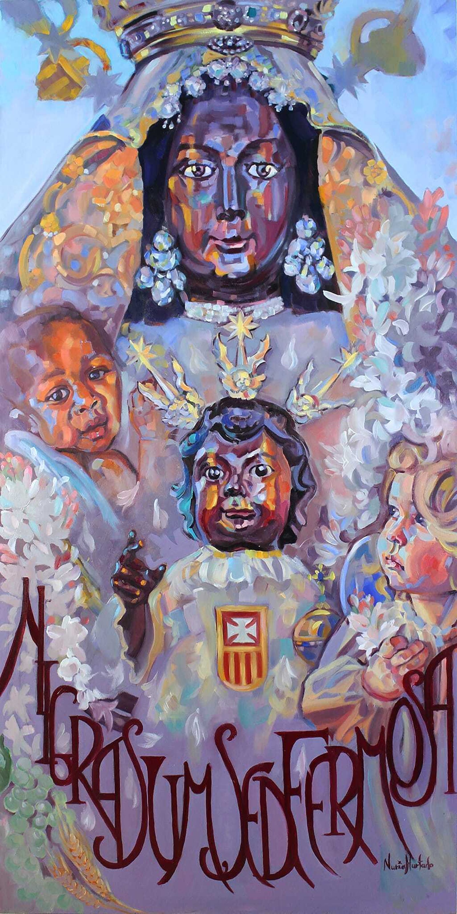 El cartel de Nuria Hurtado.