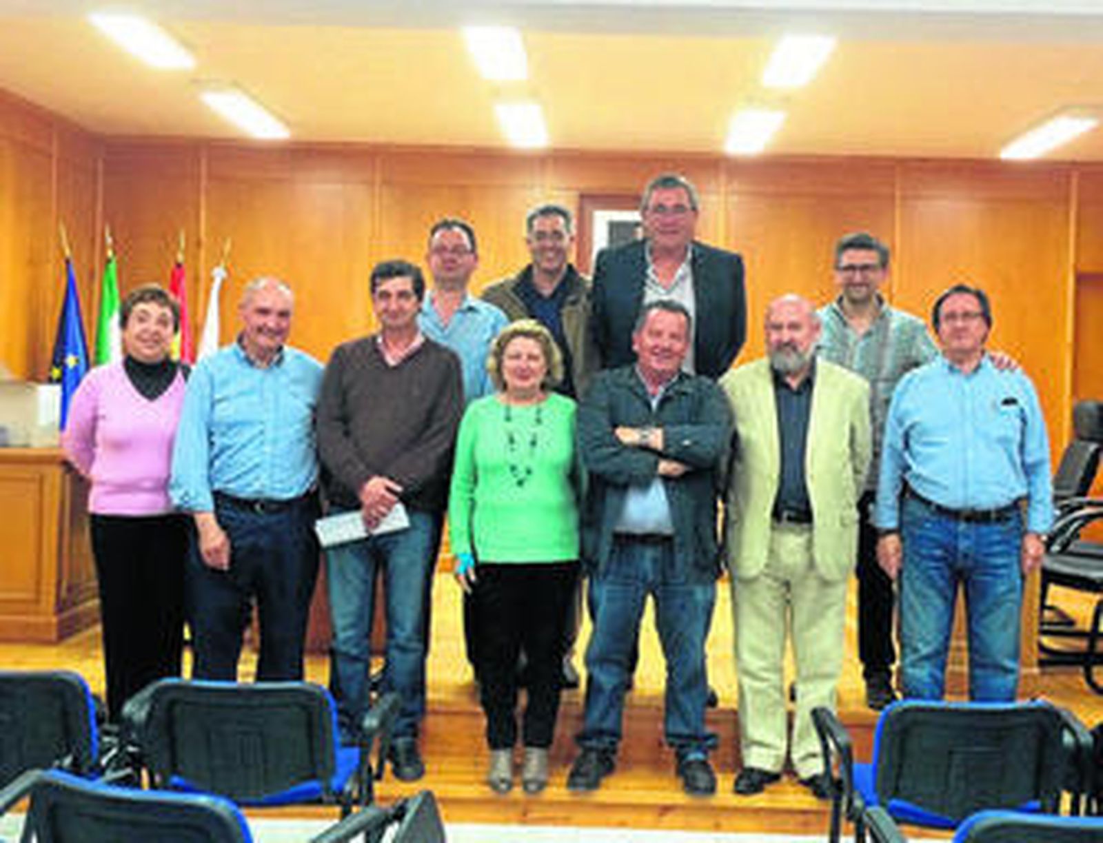 Responsables de la Mancomunidad del Almanzora tras la pasada asamblea.