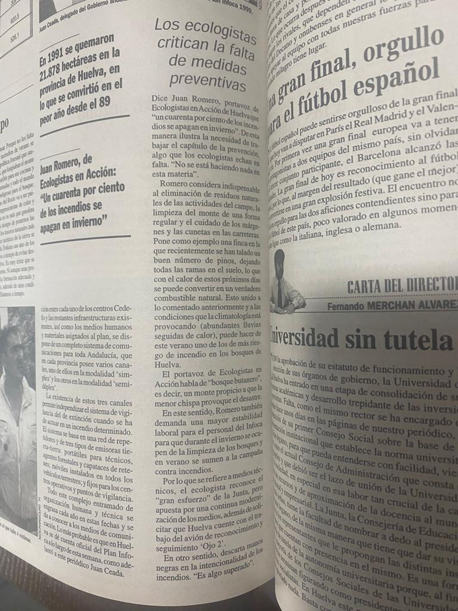 Ecologistas pidiendo medidas preventivas