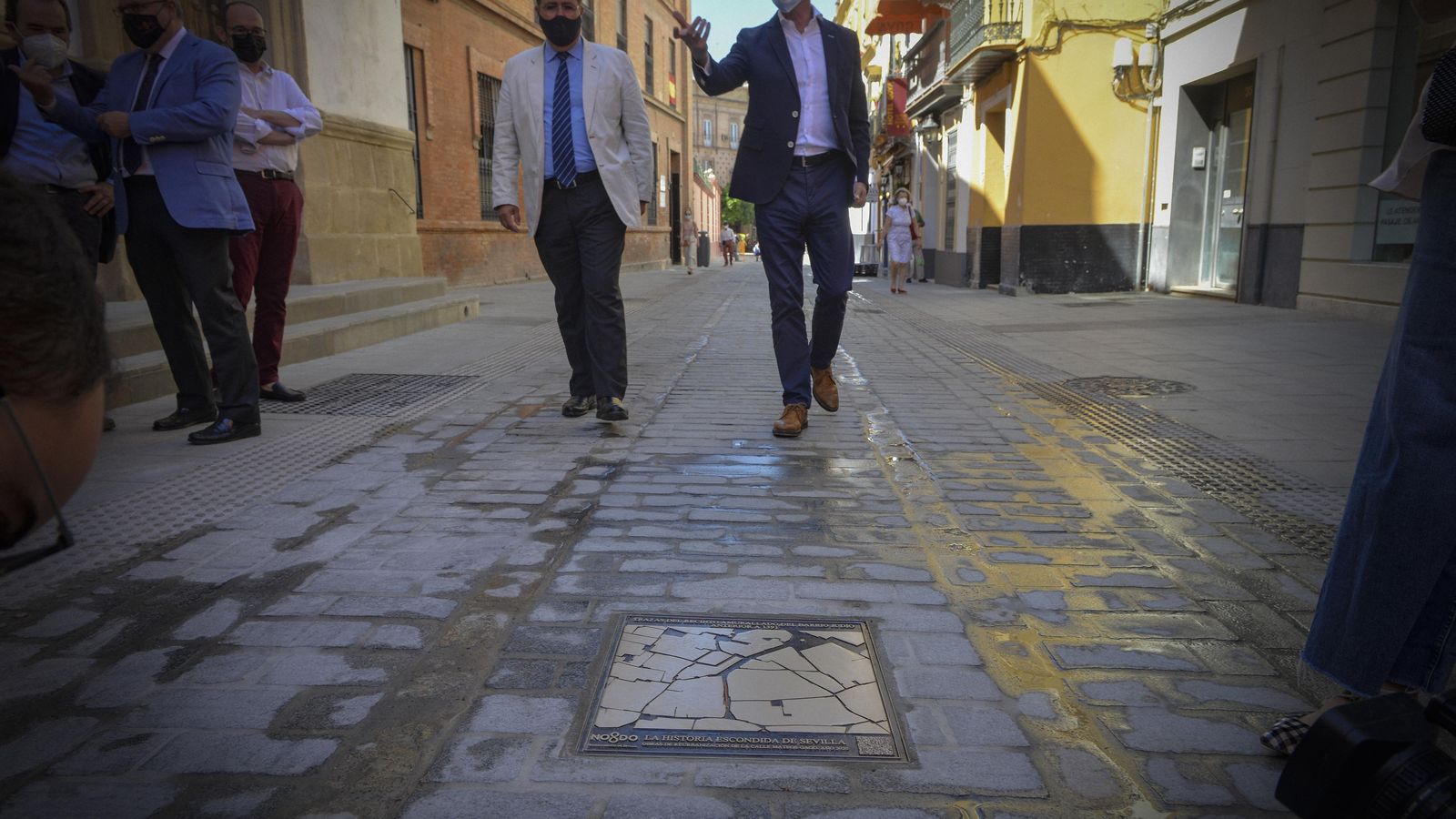 Antonio Muñoz y Juan Carlos Cabrera en Mateos Gago.