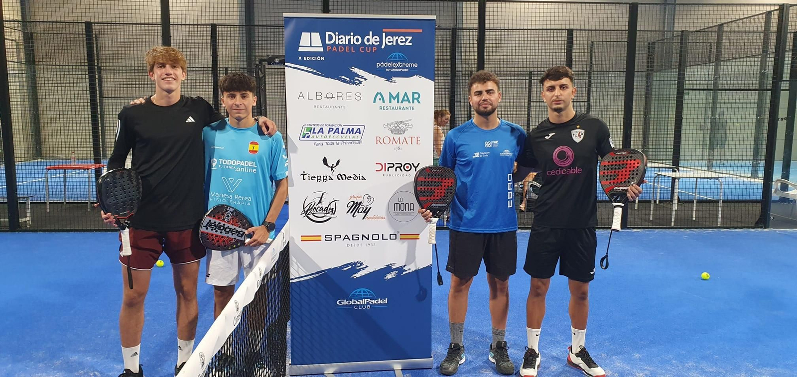 Imágenes de la entrega de trofeos de la X Diario de Jerez Pádel Cup