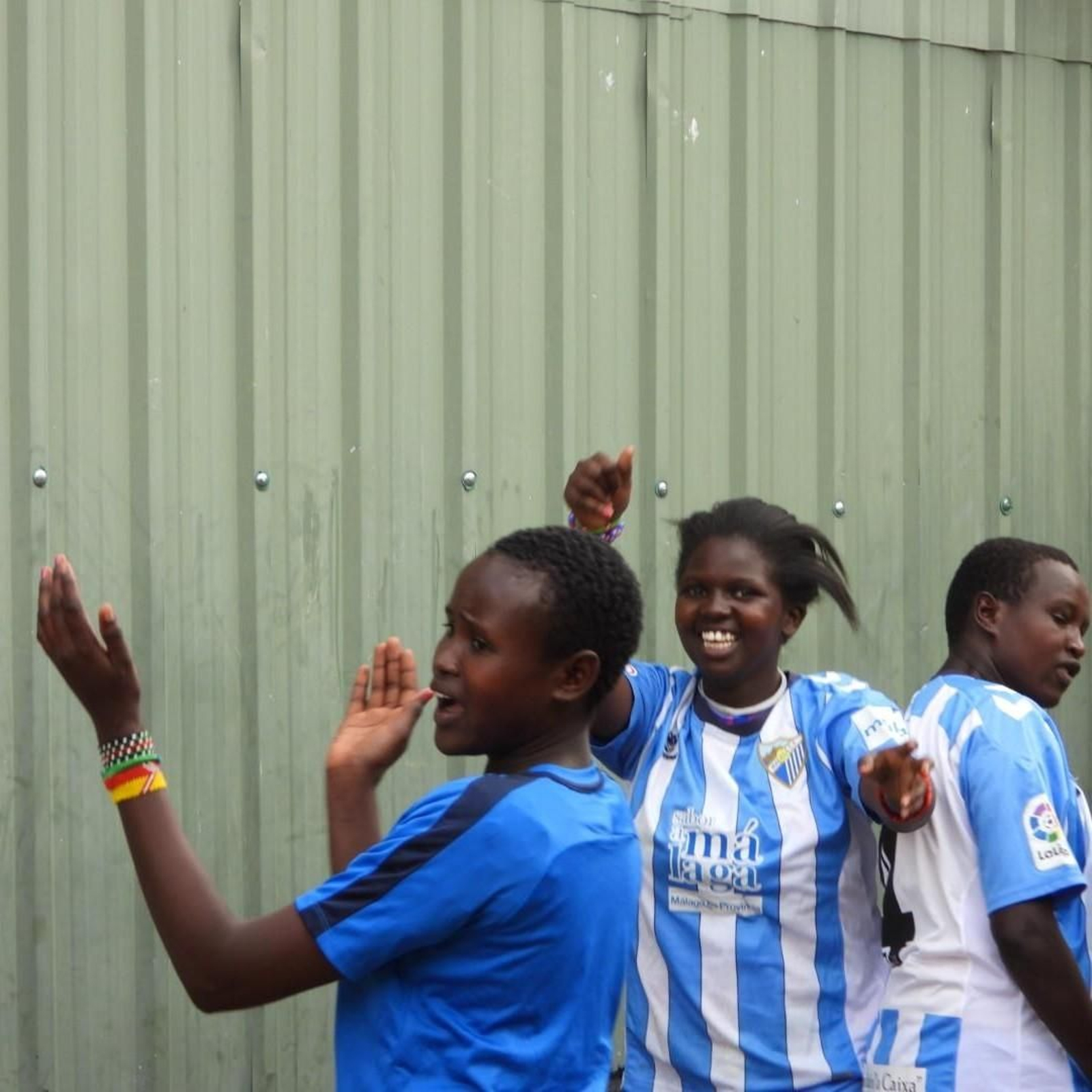 El Málaga CF lleva sus colores a Kenia