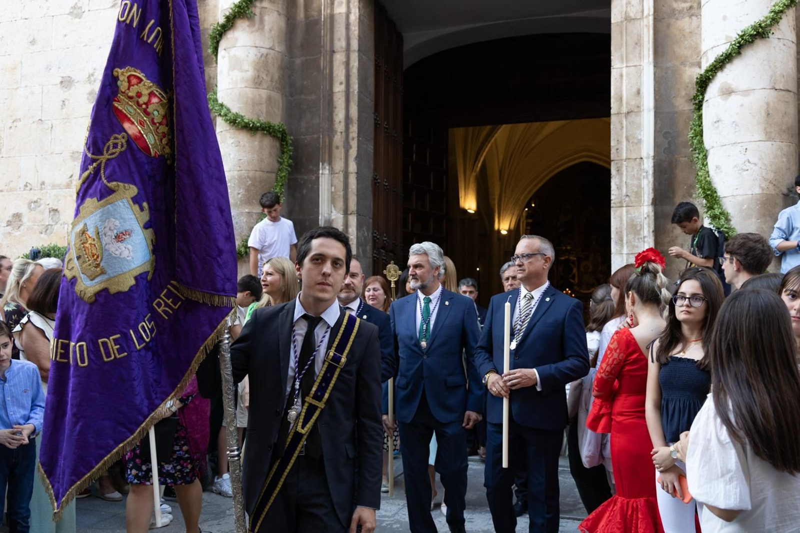 Así ha procesionado la Virgen de la Capilla por Jaén en su día grande.