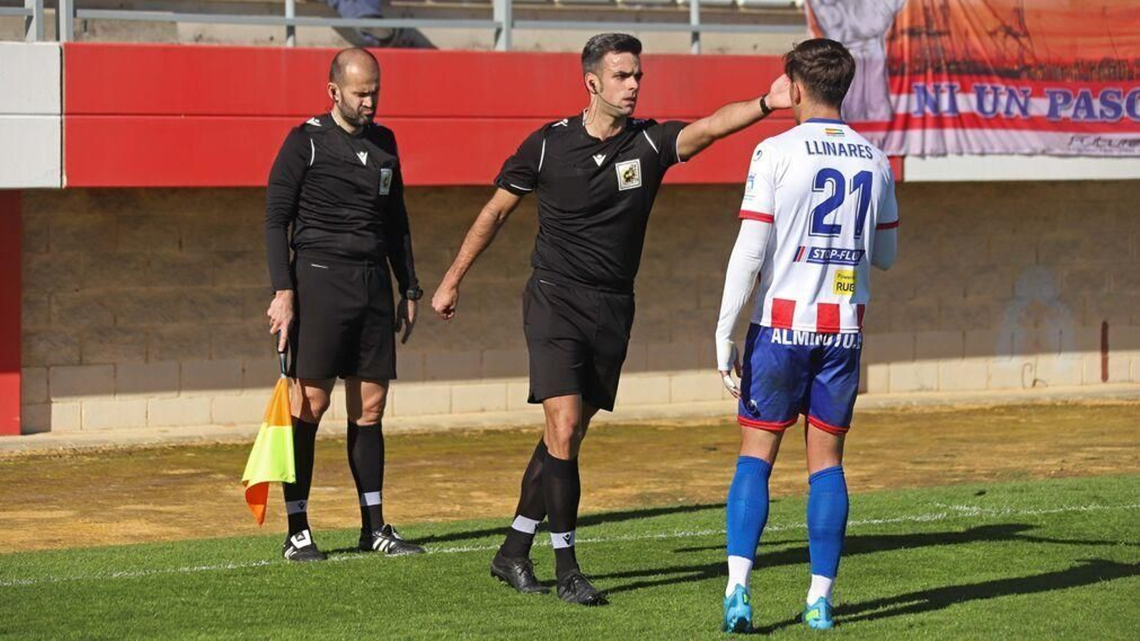 Manuel García Gómez, en el Algeciras-Balona de enero de 2021