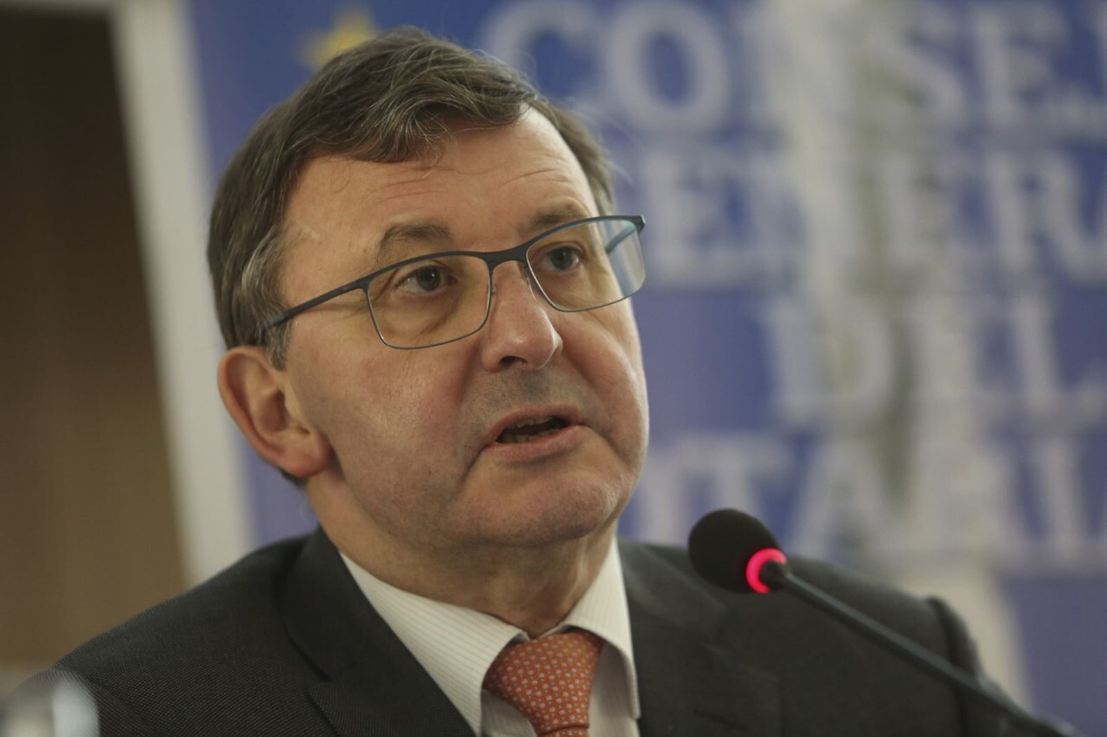 José Ángel Martínez Sanchiz momentos antes de la entrevista con este diario.