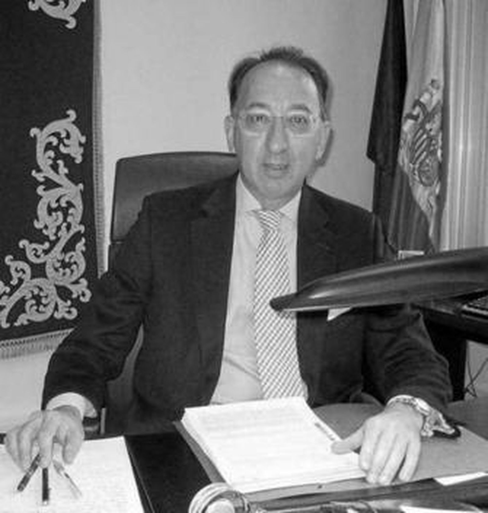 Jorge Domecq, en su despacho en una foto de archivo.