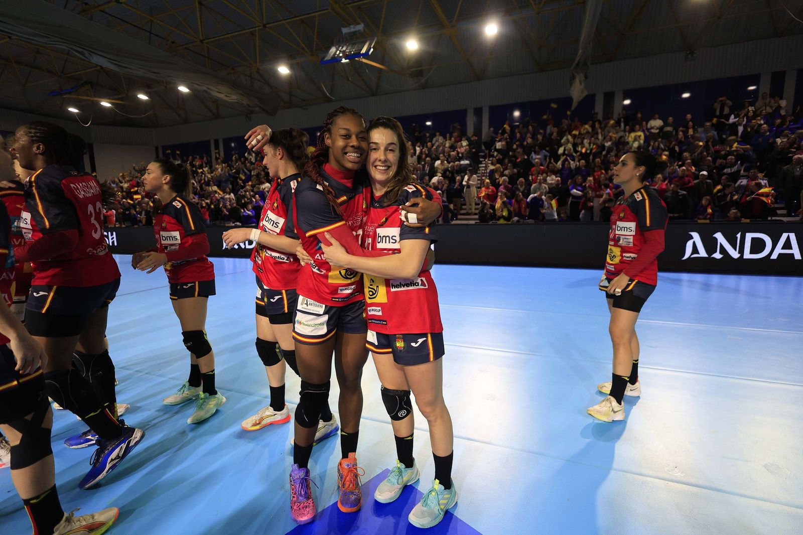 Las fotos del España-Austria del preeuropeo femenino de balonmano, en Algeciras