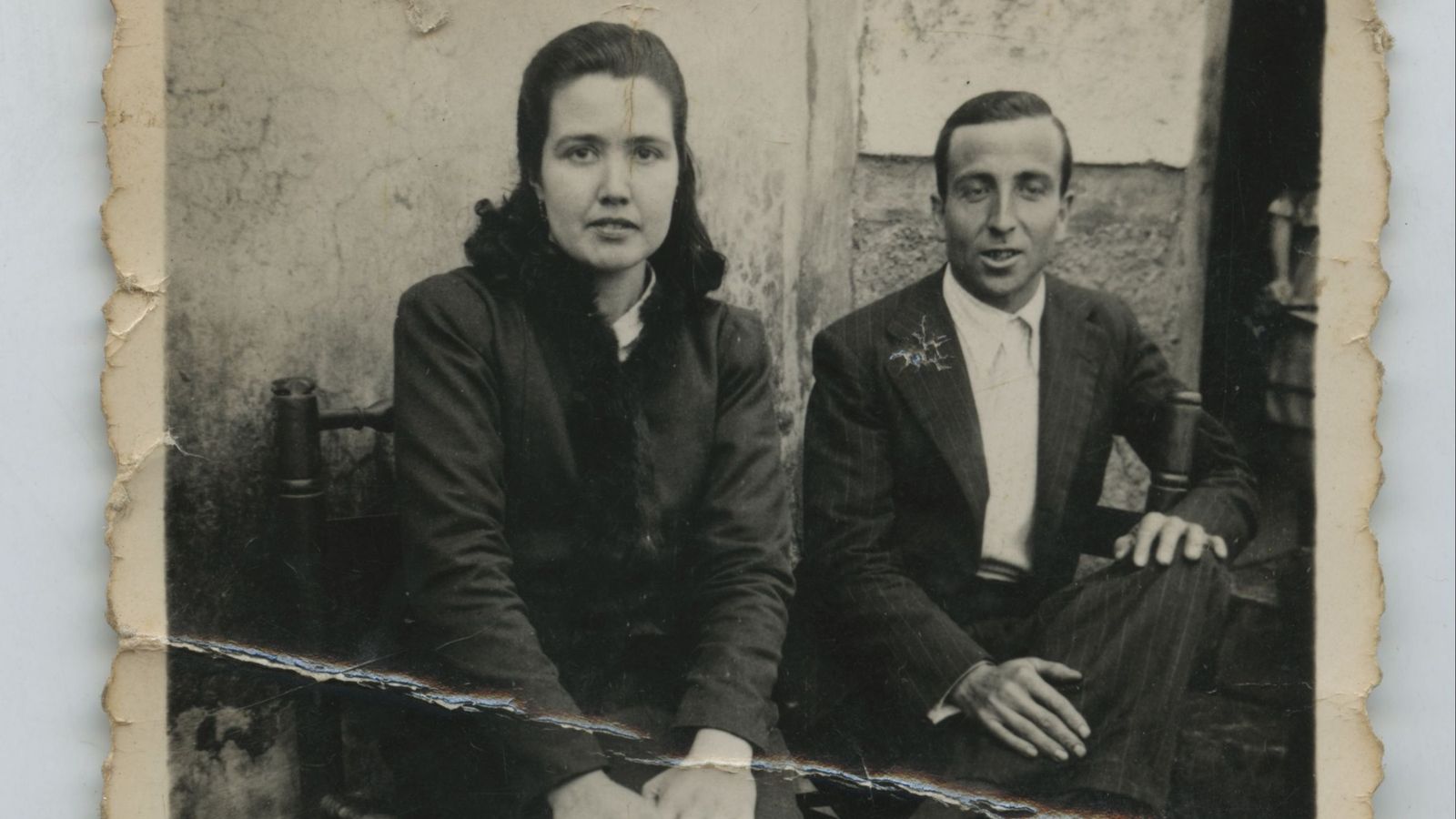 Retrato de una pareja en Las Cefiñas (Aroche).