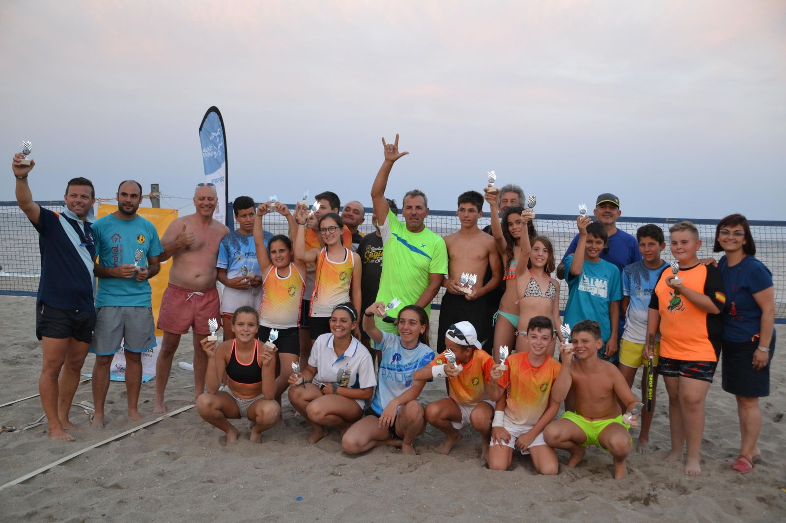 Mojácar vive su tercer Circuito de Tenis Playa