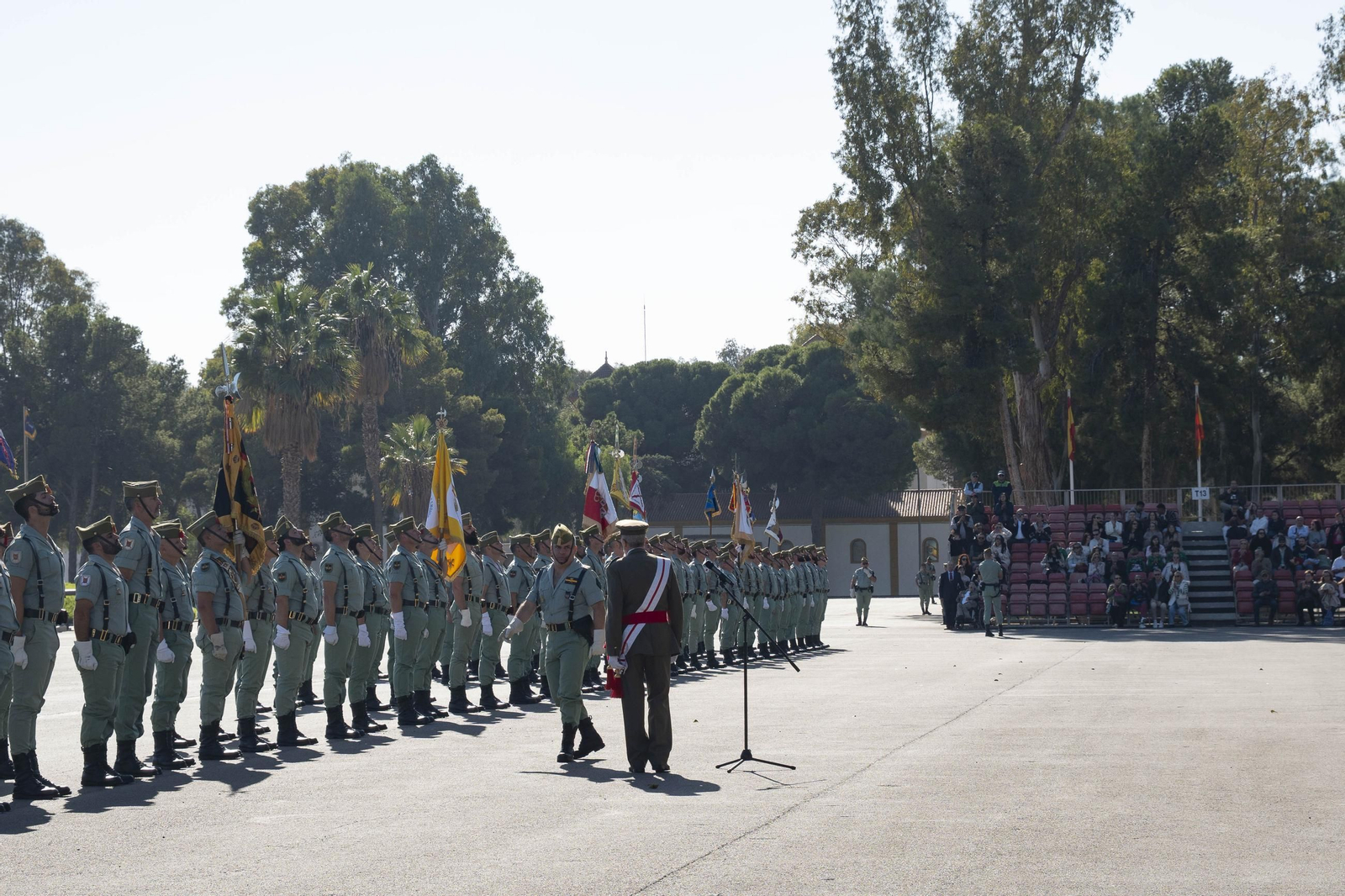 Así conmemora el día de la Inmaculada Concepción la Brigada de la Legión en Almería y despide al contingente que parte a Eslovaquia