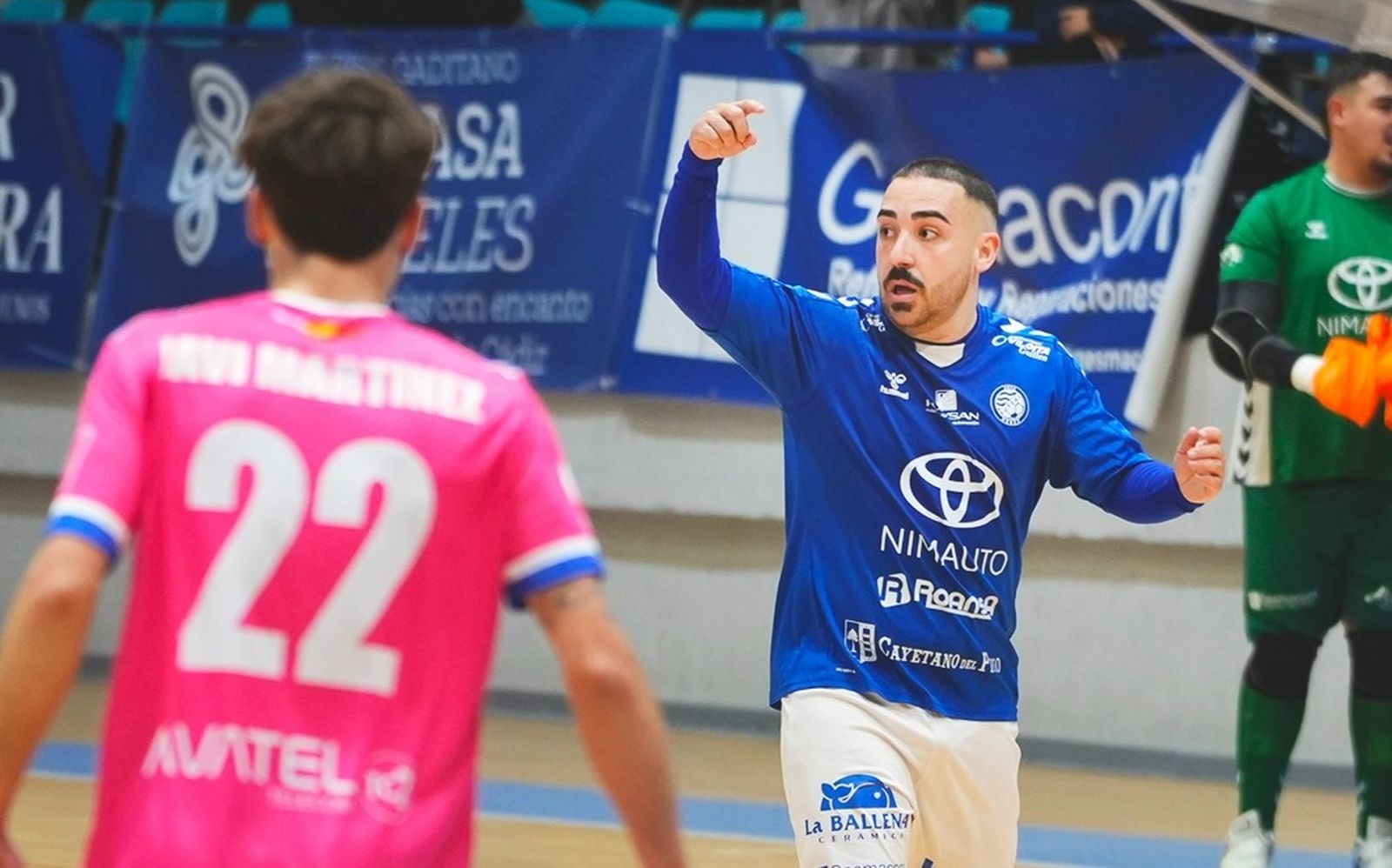 Manu Orellana iba a ser baja para el encuentro contra el Pinatar B.