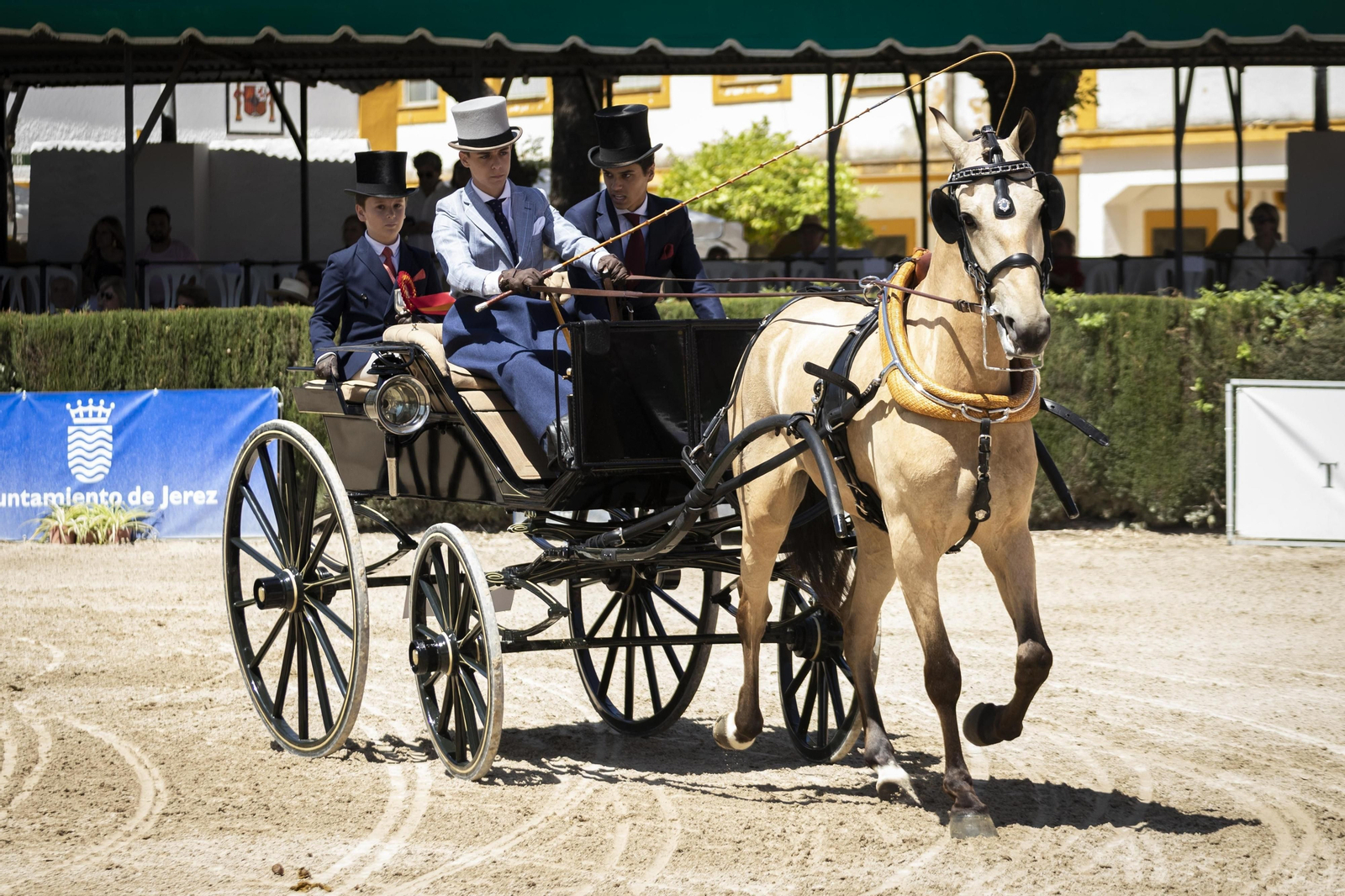 Puro espectáculo en el Concurso de Enganches de la Feria del Caballo de Jerez