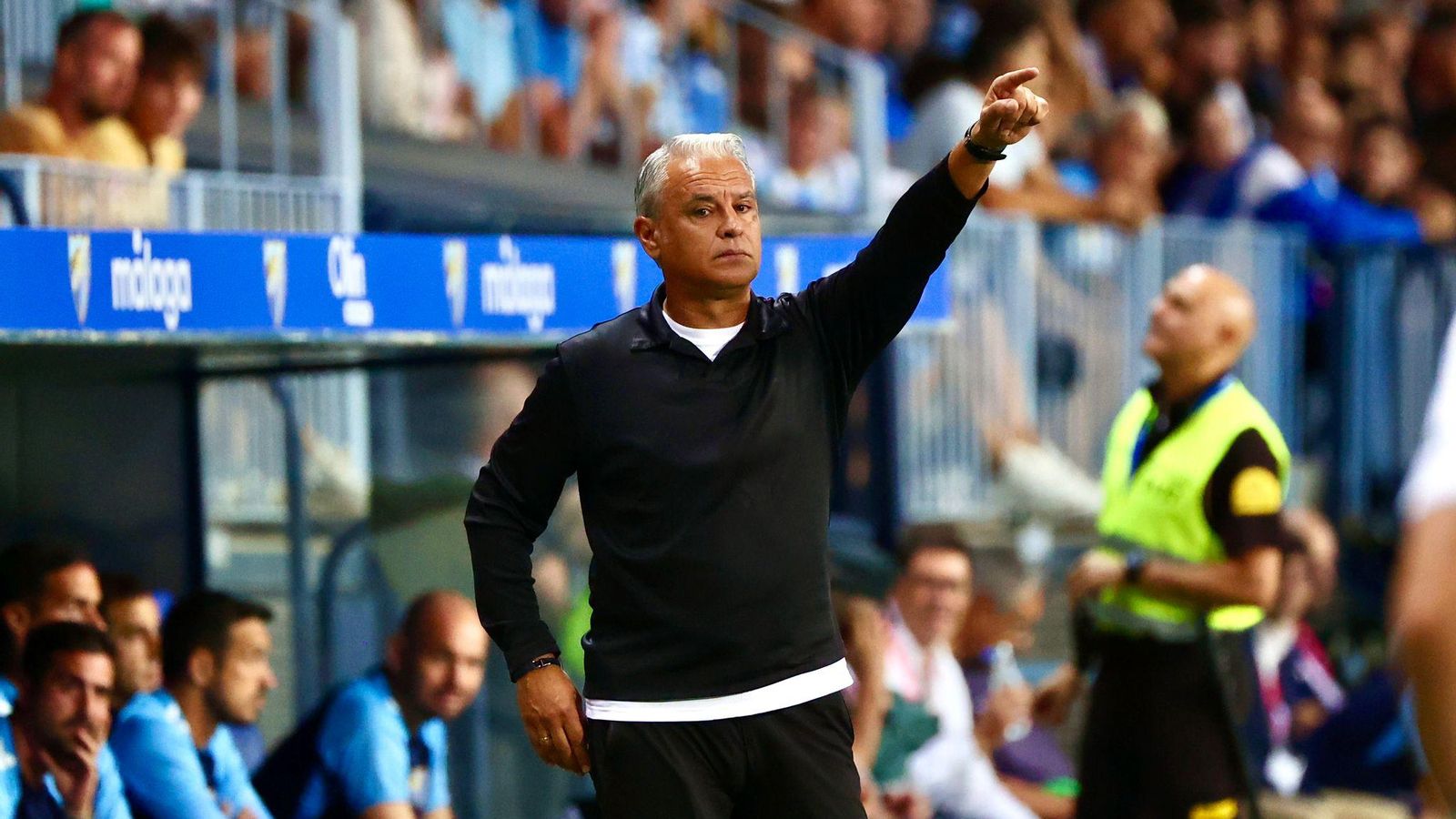 El Málaga CF - Elche, en fotos