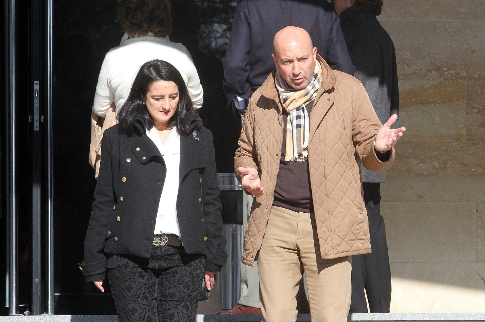 Condolencias a la familia García Palacios durante la mañana en el tanatorio, en imágenes