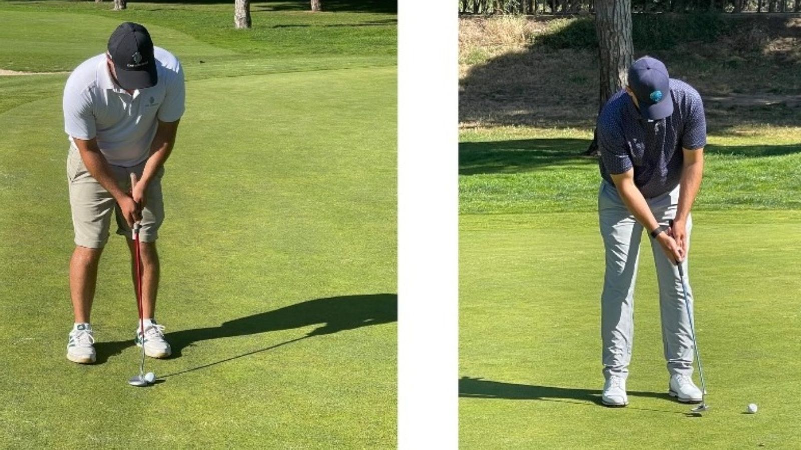 El golfista ejidense, en acción en esta competición celebrada en Cádiz.