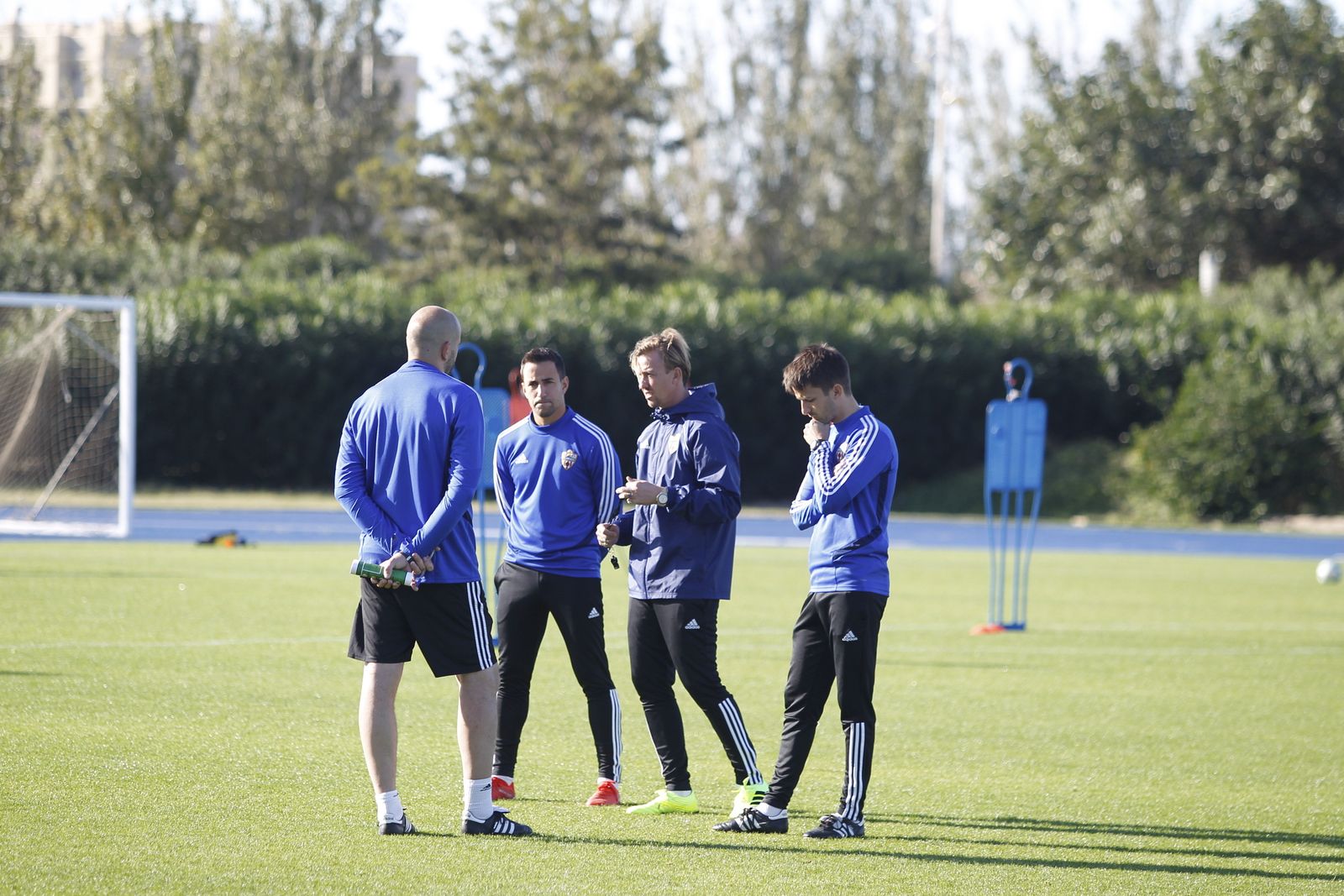 Fotogalería del entrenamiento del Almería previa al partido ante el Numancia