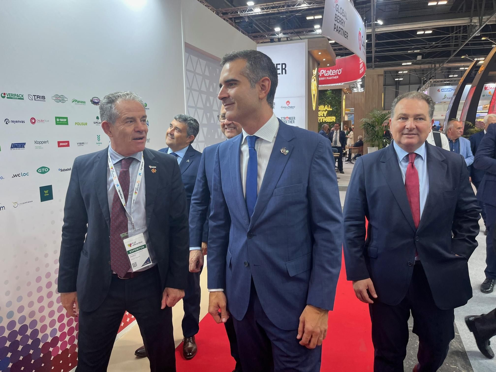 Imágenes de la participación de Huelva en la primera jornada de Fruit Attraction 2024